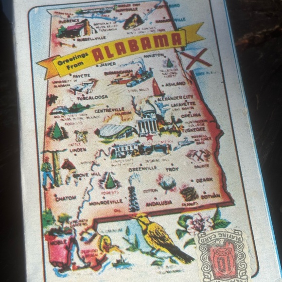 State of Alabama Vintage Souvenir Deck of Playing Cards Made in Hong Kong NIB - Picture 4 of 8